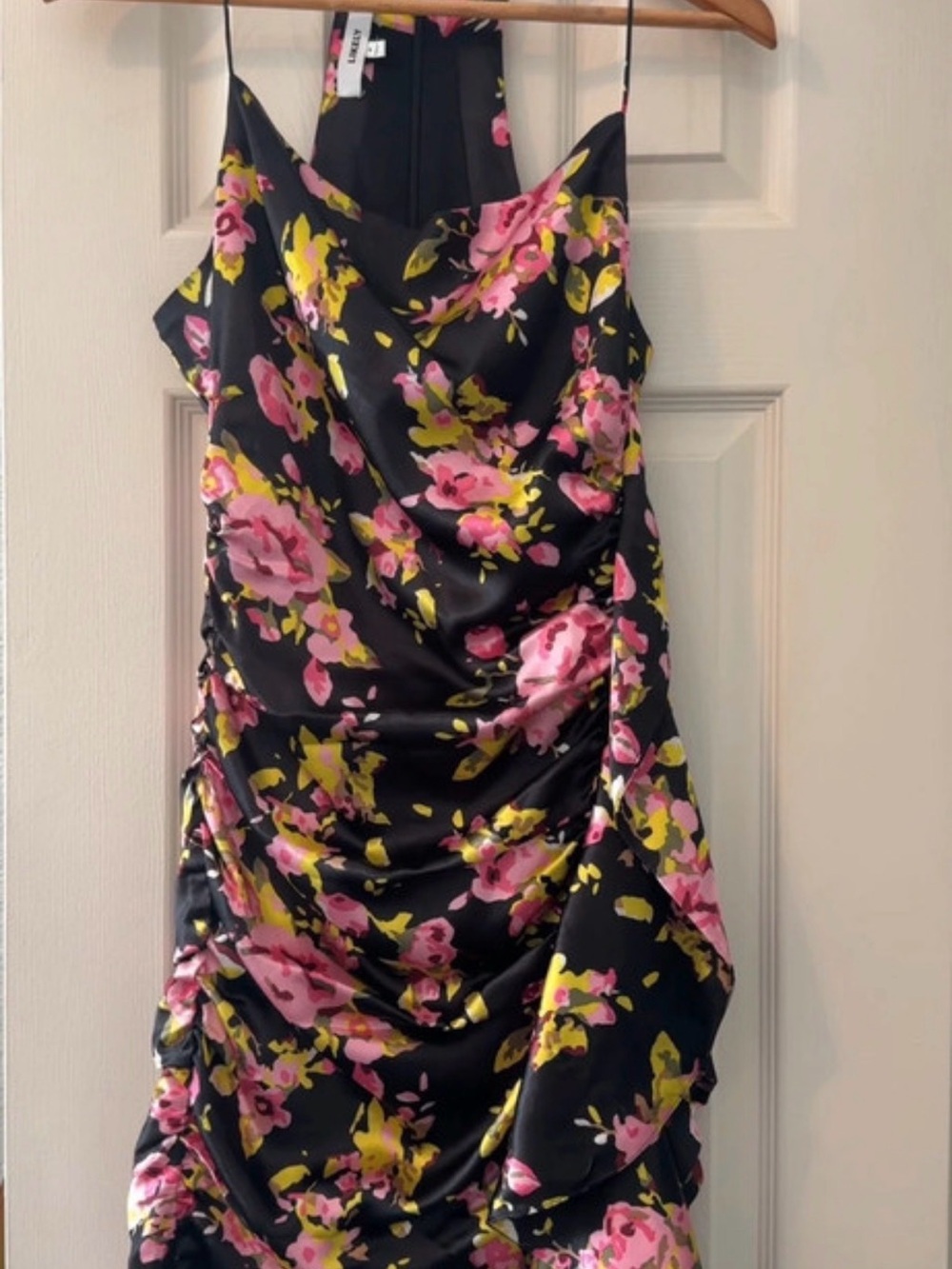 Likely Floral Dress - Black & Pink, Size 2